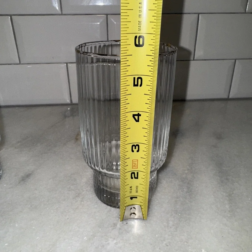 Set Of 4 Acopa Lore Clear Glass Highball‎ Glass GW008